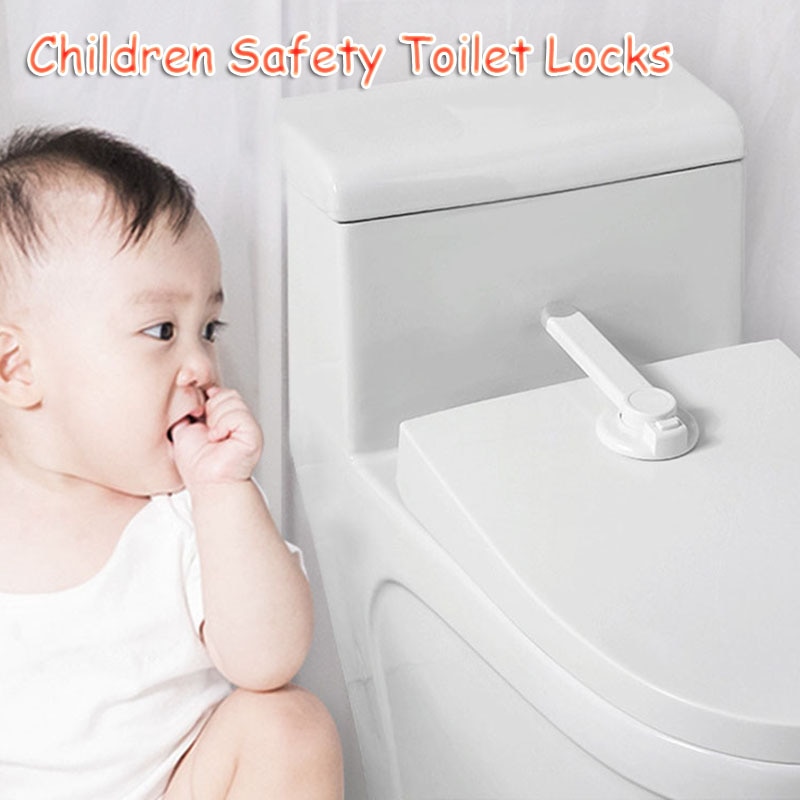 Baby Safety Toilet Locks Bathroom Children Proof Toilet Seat Lock Children Kids Safety Care Baby Protection Boys Girls Room Deco